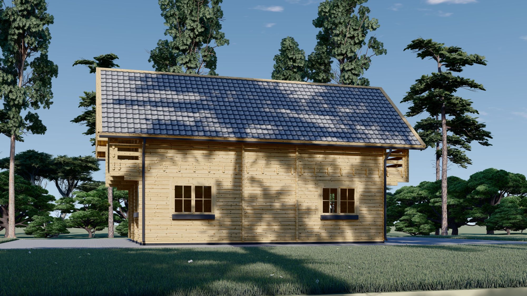 Holzhaus Gre