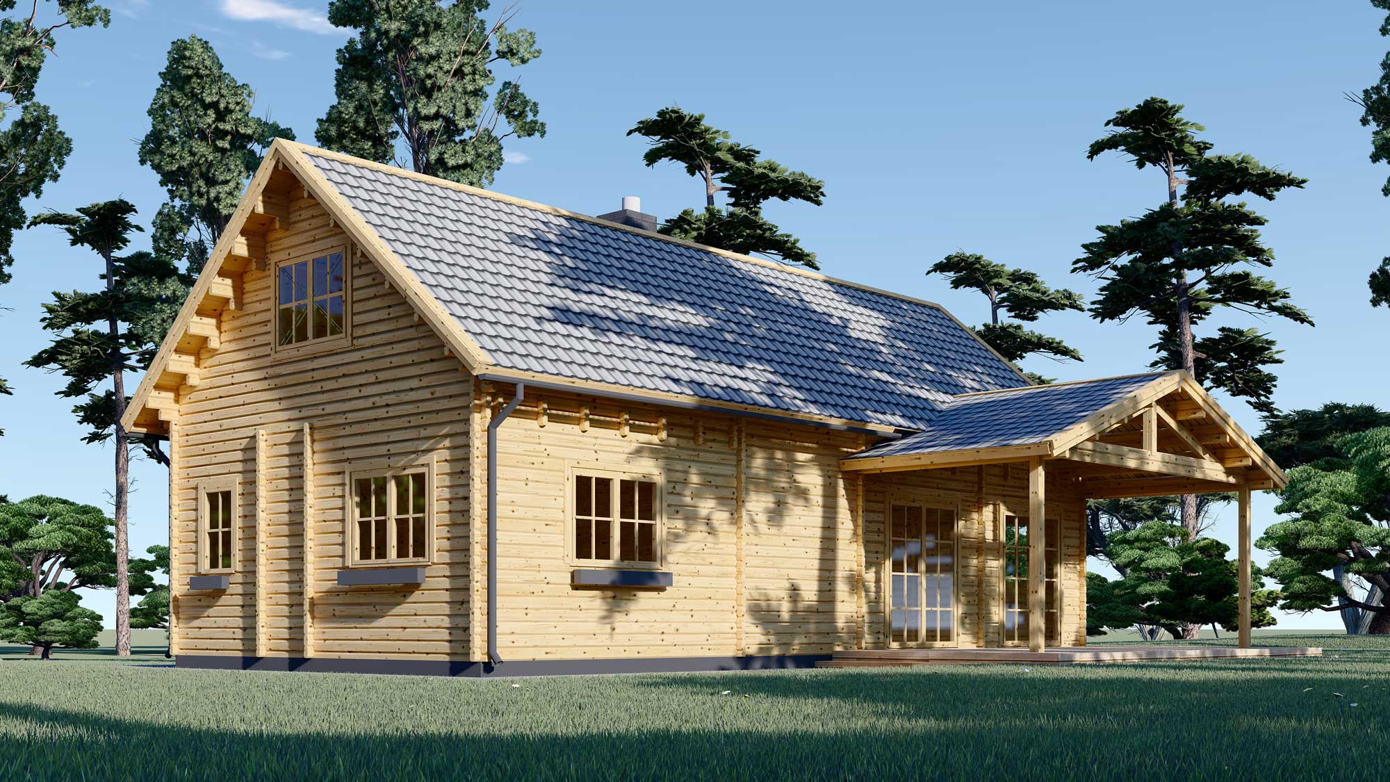 Holzhaus Gre