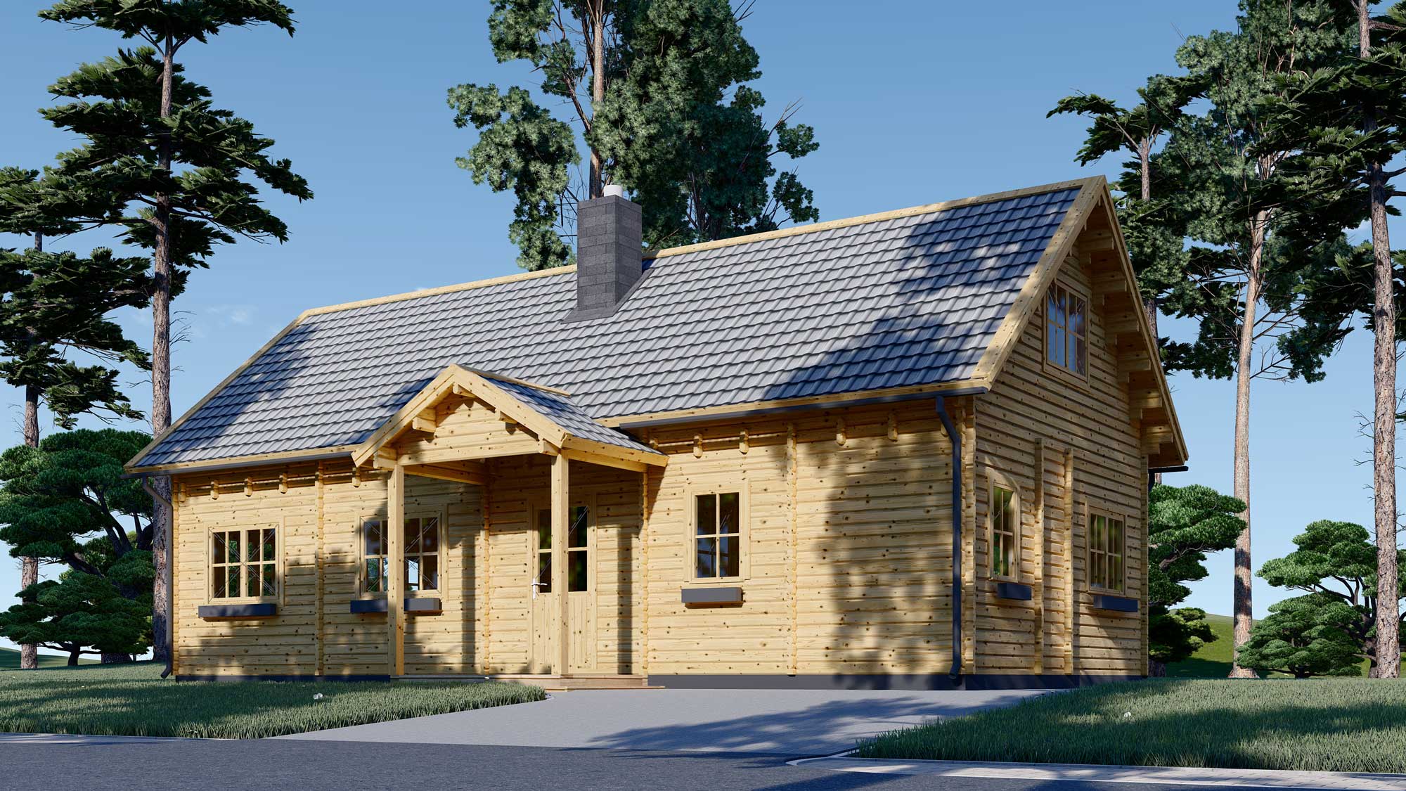 Holzhaus Gre